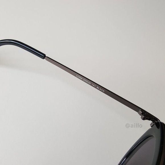Lucky ? Brand LUNA BLACK Cat Eye Sunglasses main image 4